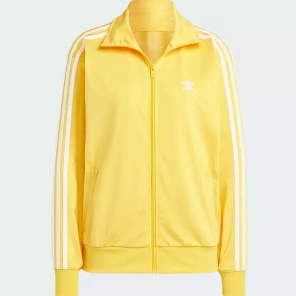 Adidas Womens Bold Gold Adicolor Classics Loose Firebird Track Top IP0611 - Picture 4 of 4